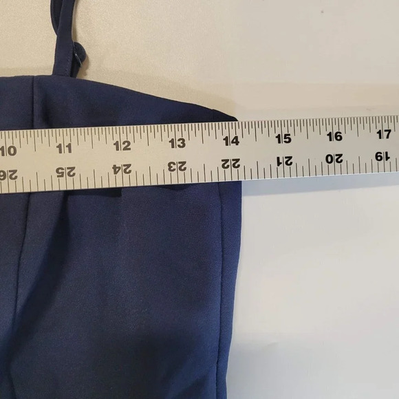 Bardot Carmelle Strapped Midi Dress in Navy Size NWT $119 - Picture 9 of 11